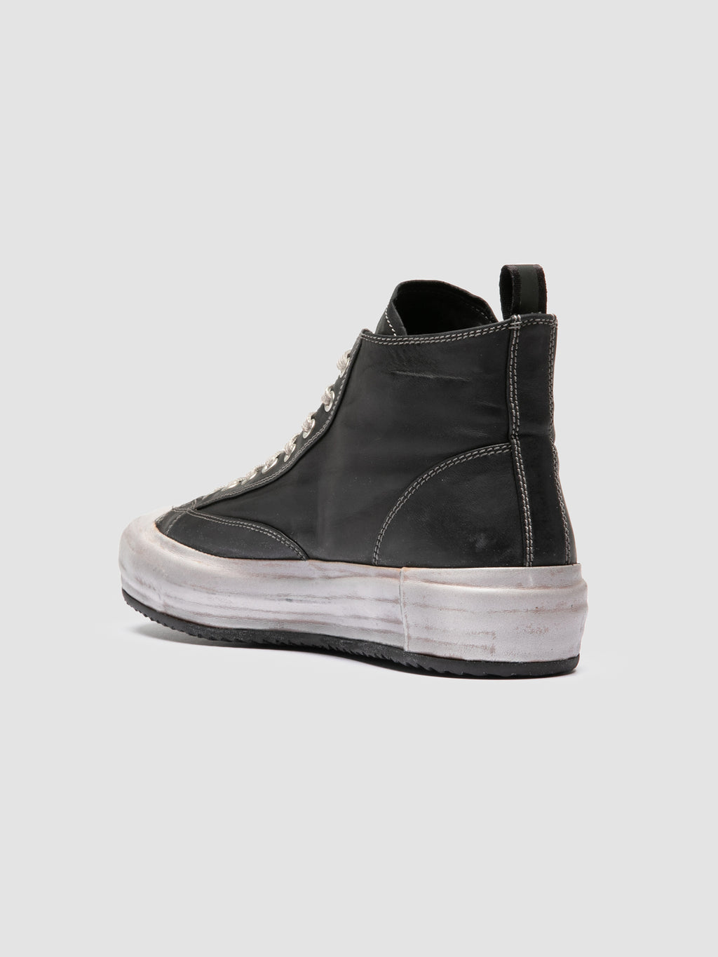 MES DD 002 - Black Leather Sneakers
