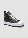 MES DD 002 - Blue Leather High Top Sneakers Men Officine Creative - 3