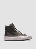 MES DD 102 - Black Leather High Top Sneakers Women Officine Creative - 1