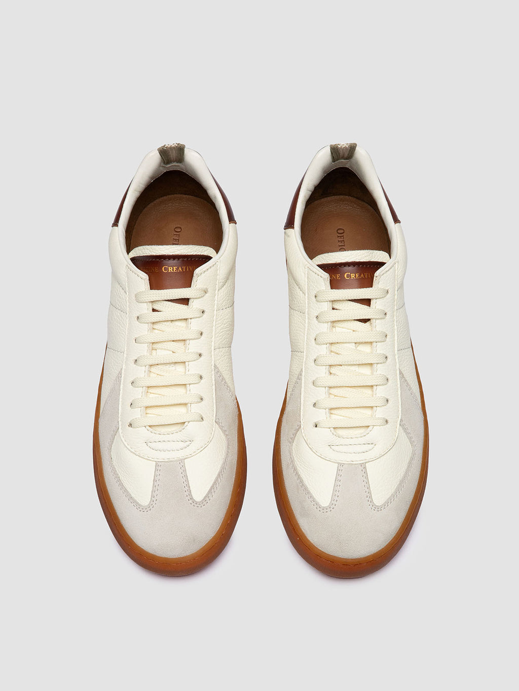 MILITIA 001 - White Leather Sneakers