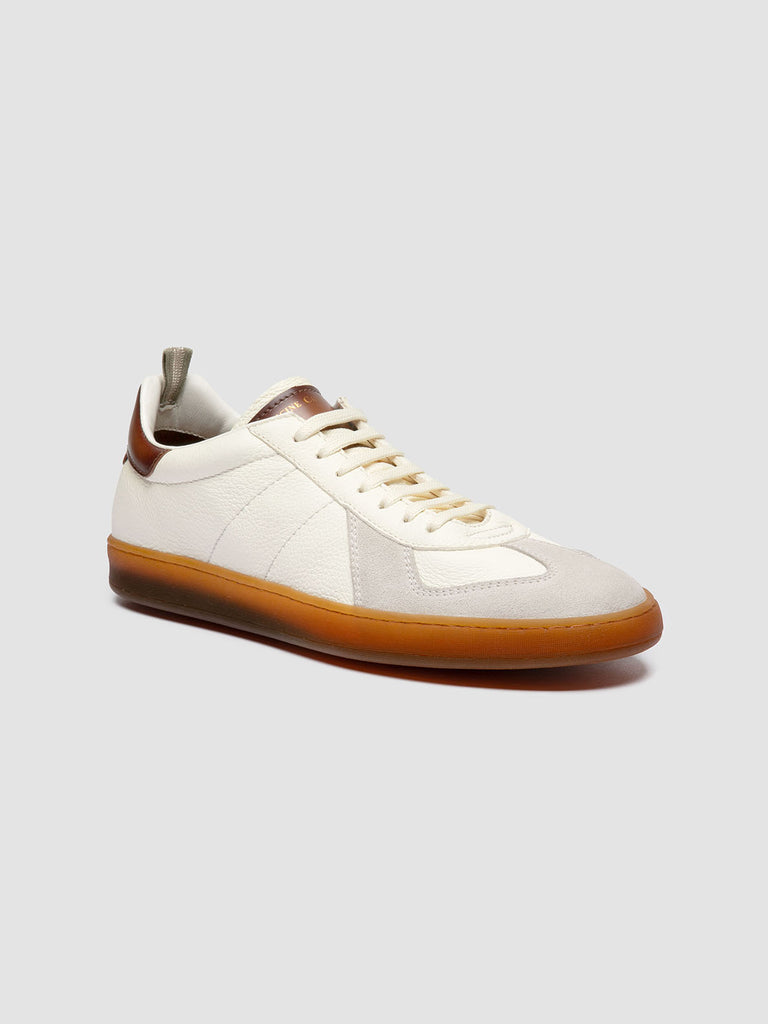 MILITIA 001 - White Leather Sneakers
