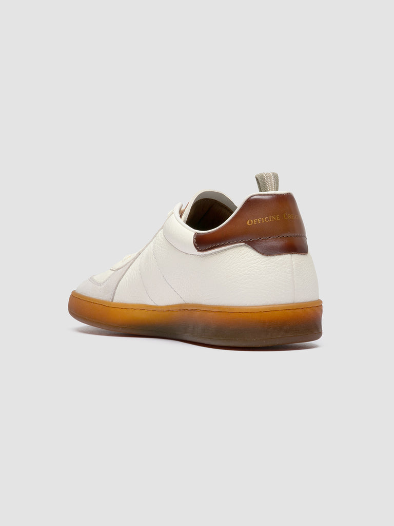 MILITIA 001 - White Leather Sneakers