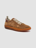 MILITIA 002 - Braune Wildleder- und Ledersneaker - thumb image 3,side view