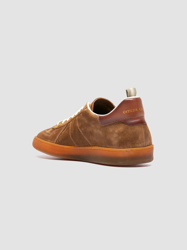 MILITIA 002 - Brown Suede and Leather Sneakers