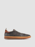 MILITIA 002 - Grey Suede and Leather Sneakers