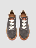 MILITIA 002 - Grey Suede and Leather Sneakers