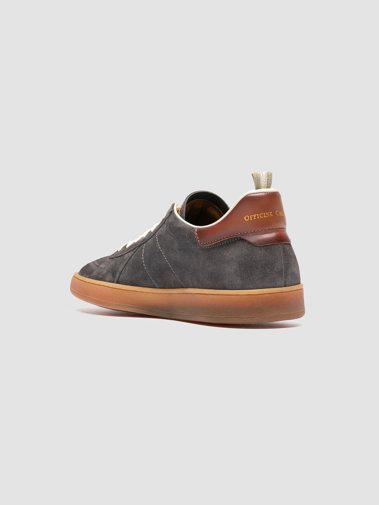 MILITIA 002 - Grey Suede and Leather Sneakers