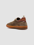 MILITIA 002 - Green Suede and Leather Sneakers