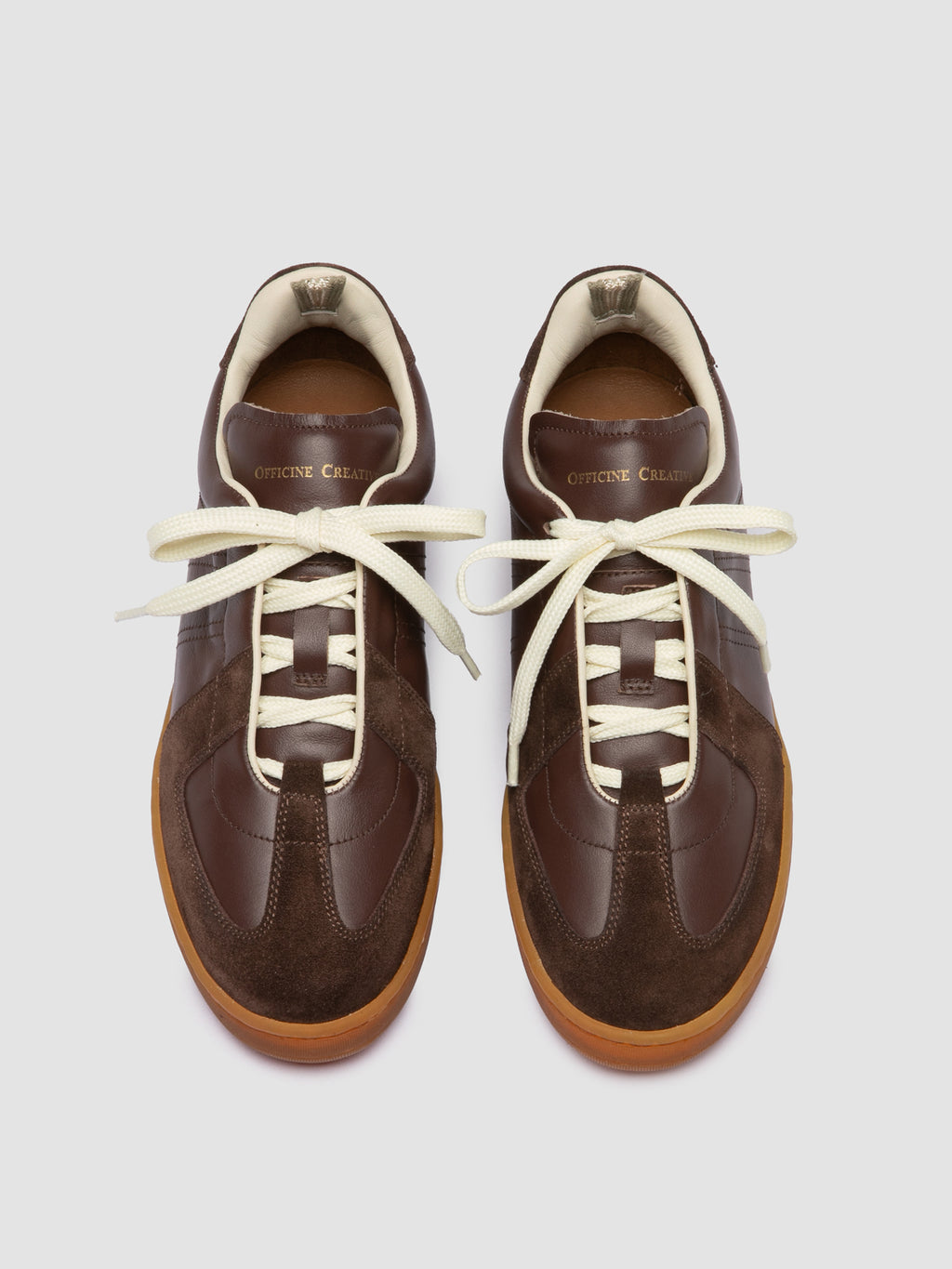 MILITIA 102 - Brown Leather and Suede Sneakers Officine Creative - 2