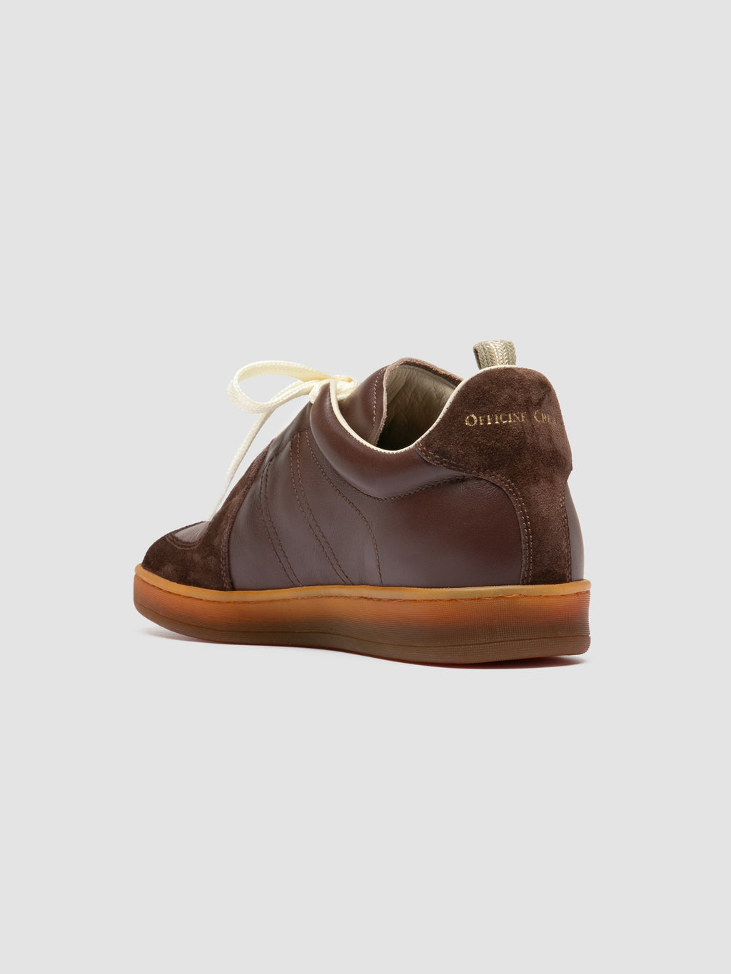 MILITIA 102 - Brown Leather and Suede Sneakers Officine Creative - 4
