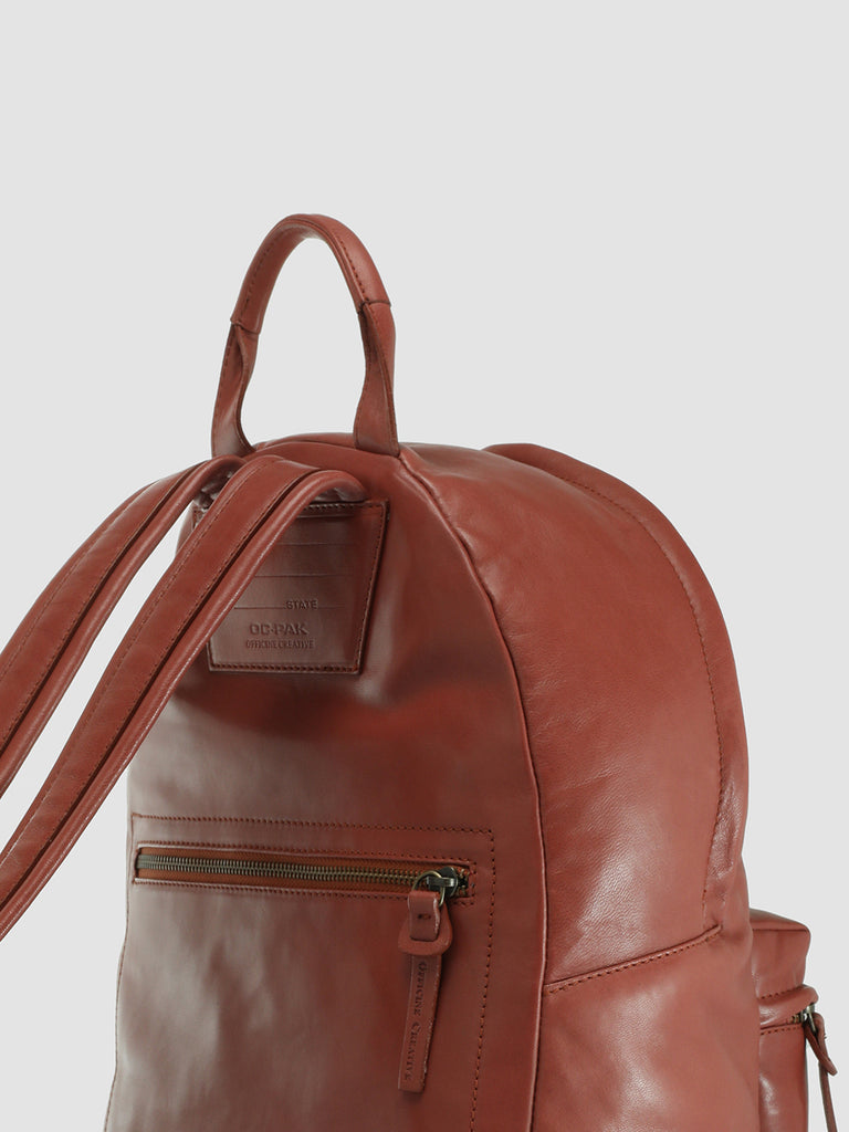 MINI PACK -  Tan Leather Backpack