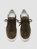 THE DIME 001 - Green Suede Low Top Sneakers Men Officine Creative - 2