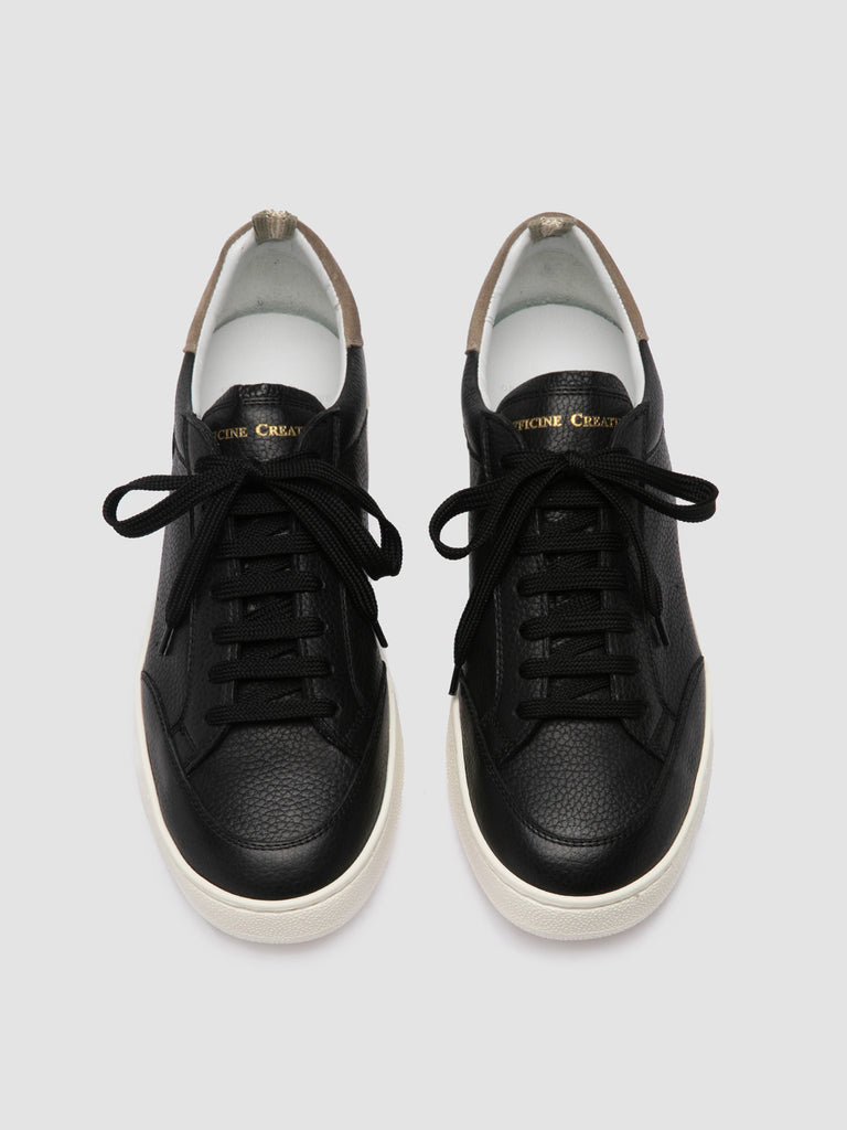 THE DIME 001 - Black Suede Low Top Sneakers Men Officine Creative - 2