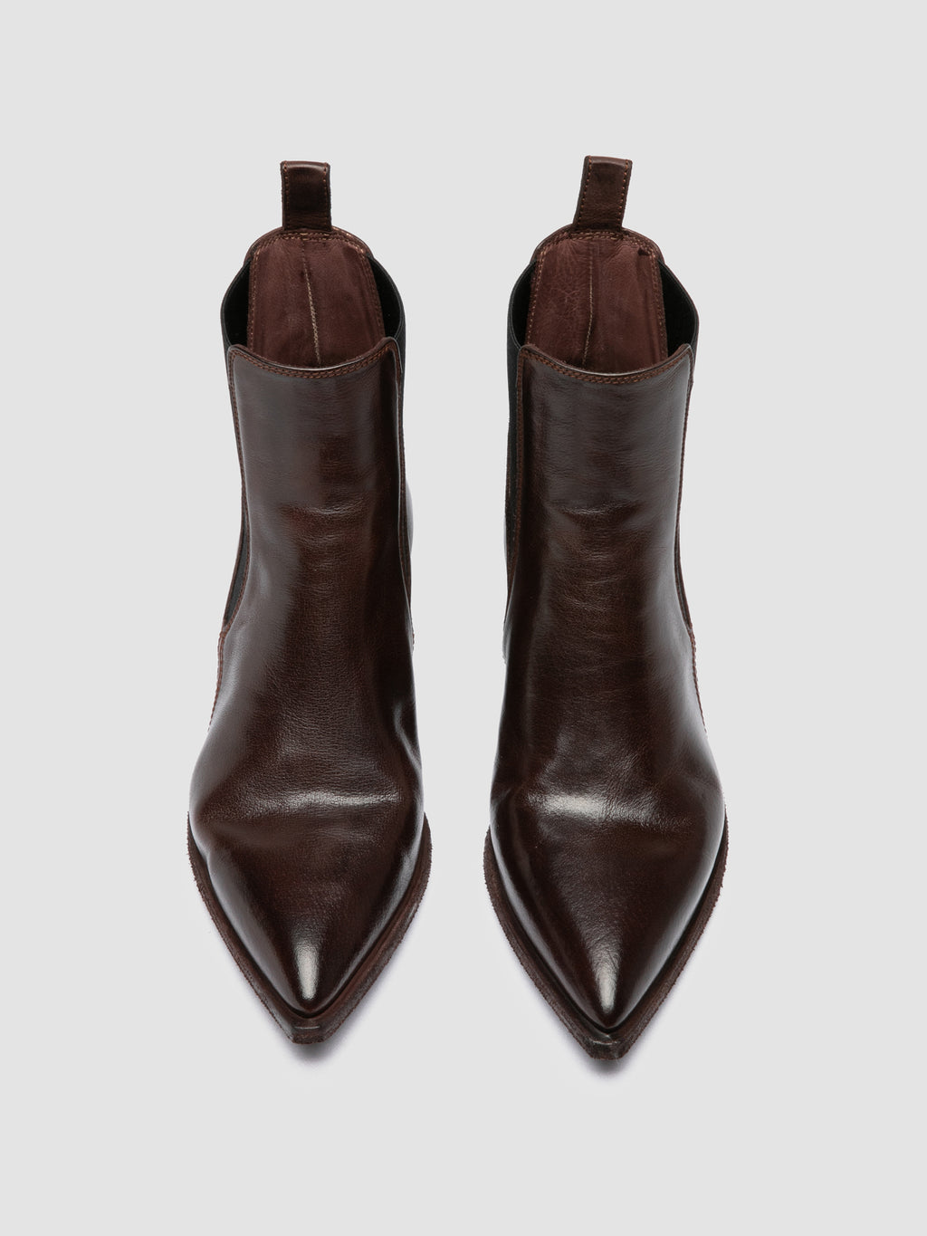 NOELIE DD 101 - Burgundy Leather Chelsea Boots Officine Creative - 2