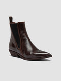NOELIE DD 101 - Burgundy Leather Chelsea Boots Officine Creative - 3