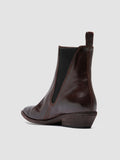 NOELIE DD 101 - Burgundy Leather Chelsea Boots Officine Creative - 4