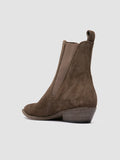 NOELIE DD 101 - Brown Suede Chelsea Boots Officine Creative - 4
