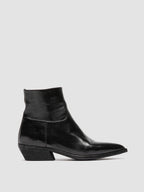 NOELIE DD 102 - Black Leather Zipped Boots Women Officine Creative - 1