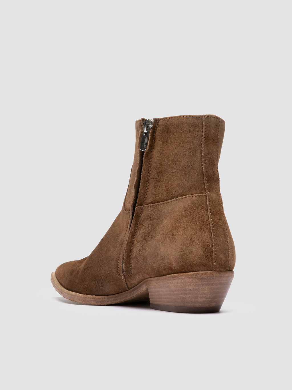 NOELIE DD 102 - Brown Suede Zipped Boots Women Officine Creative - 4