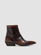 NOELIE DD 102 - Brown Leather Zip Boots