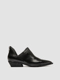NOELIE DD 106 - Black Leather Zipped Boots