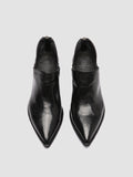 NOELIE DD 106 - Black Leather Zipped Boots