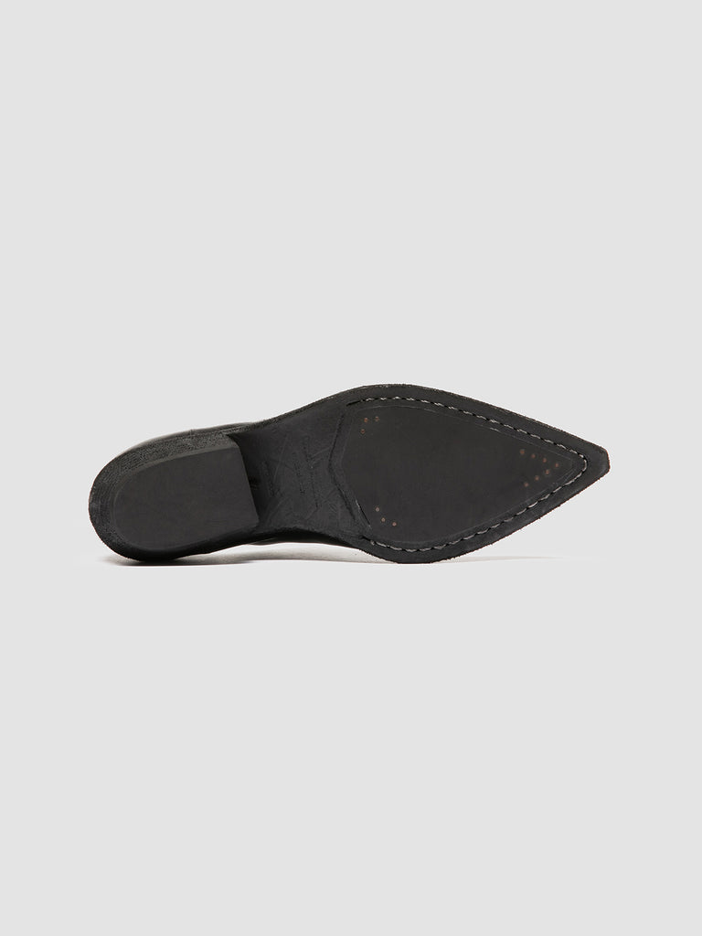 NOELIE DD 106 - Black Leather Zipped Boots