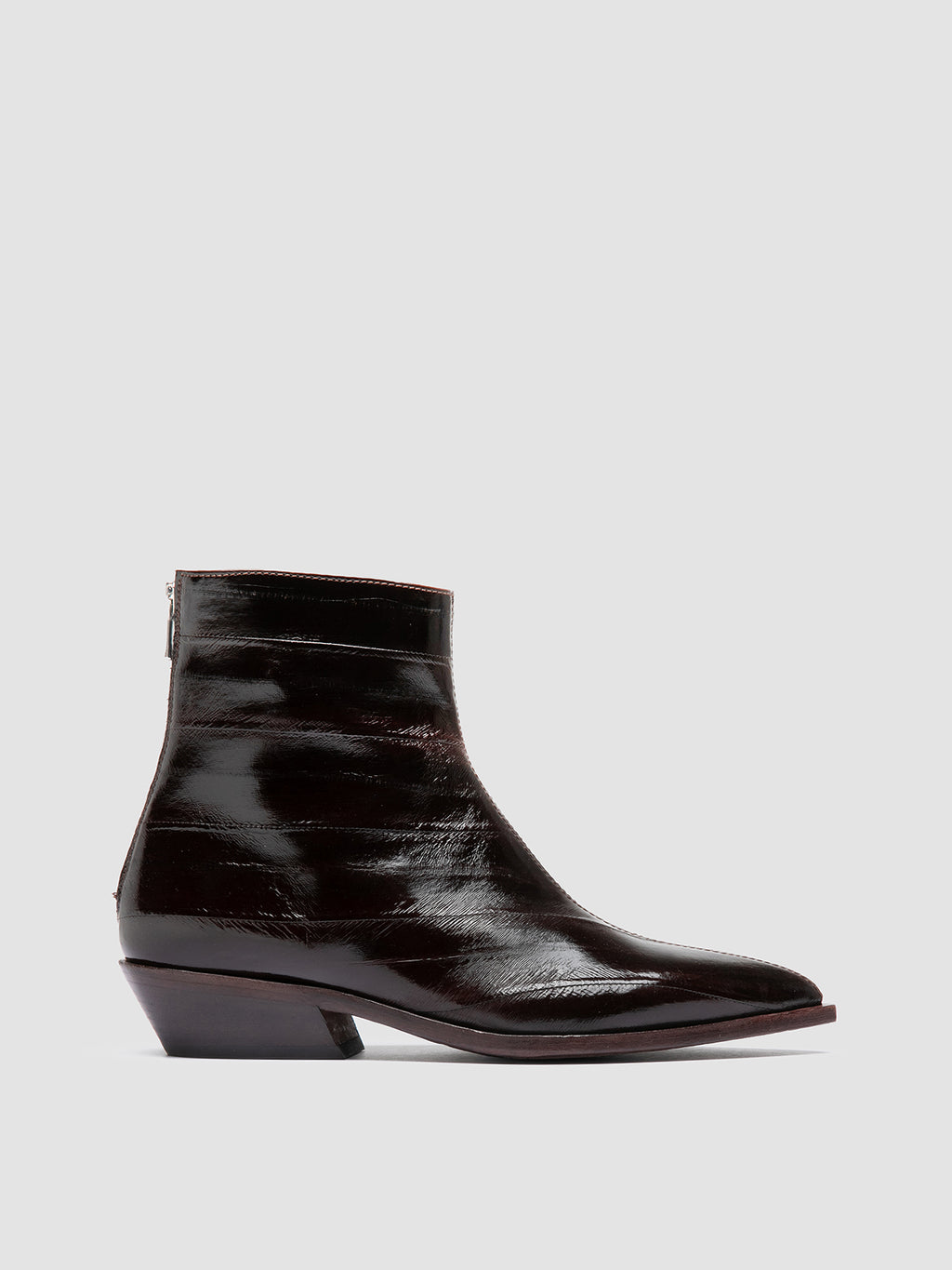 NOELIE DD 109 - Brown Leather Zipped Boots Officine Creative - 1