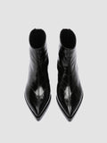NOELIE DD 109 - Black Leather Zipped Boots Officine Creative - 2