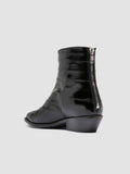 NOELIE DD 109 - Black Leather Zipped Boots Officine Creative - 4