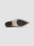 NOELIE DD 109 - Off White Leather Zipped Boots Officine Creative - 5