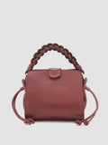 NOLITA WOVEN 219 - Burgundy Leather Handle Bag