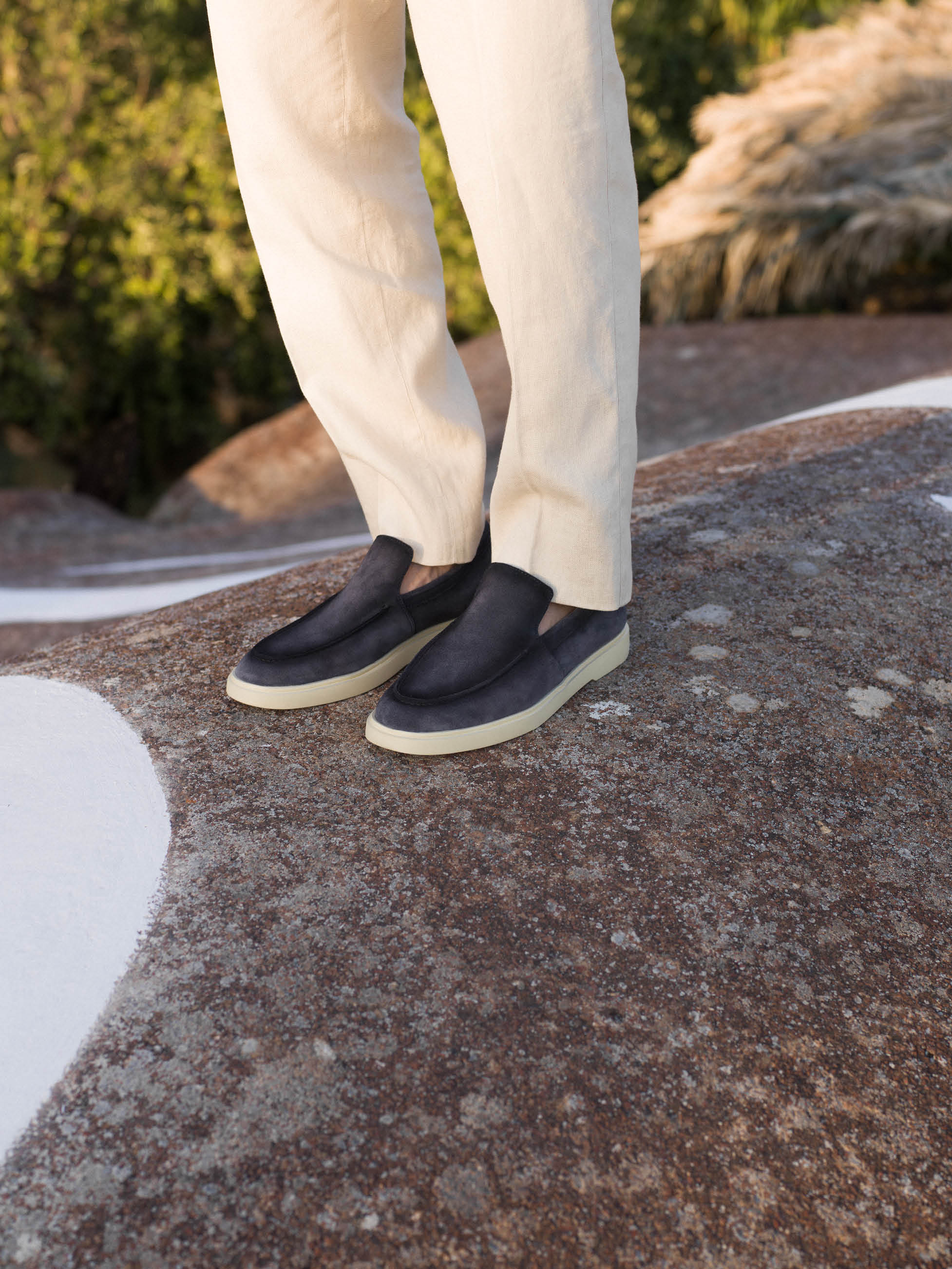 Officine Creative Loafer White Sole Suede Handcrafted