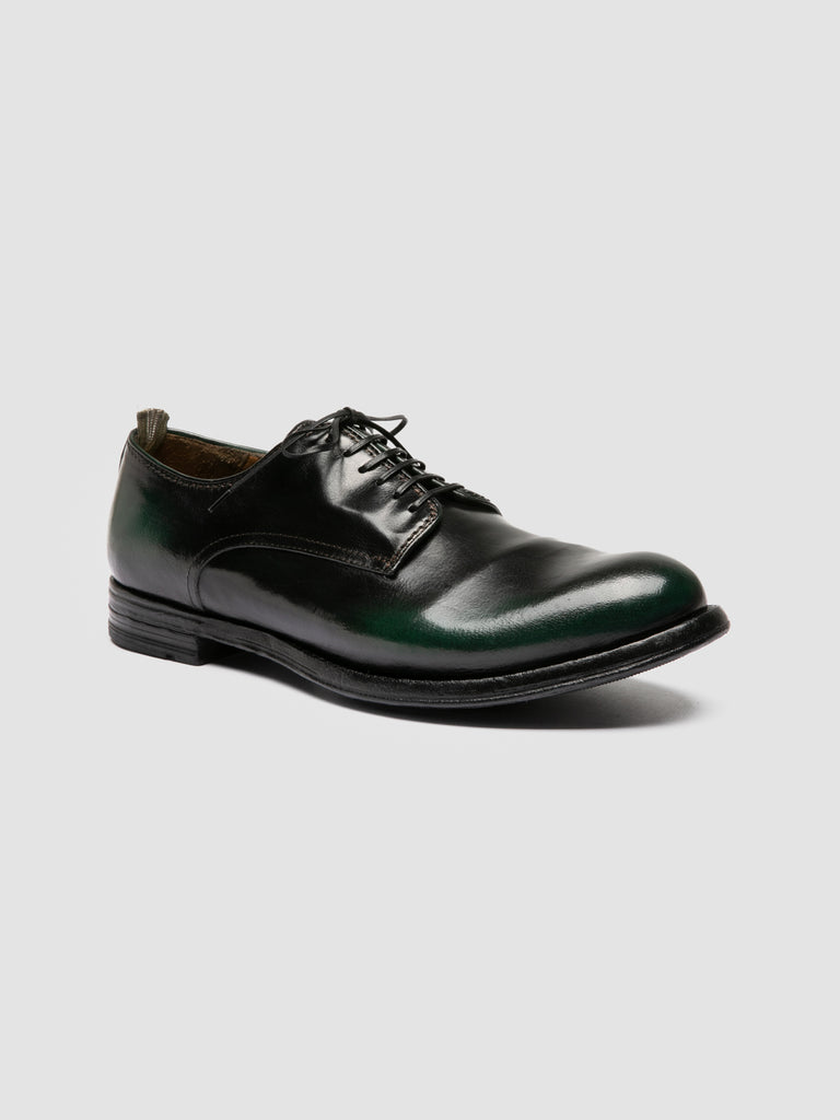 ANATOMIA 012 - Green Leather Derby Shoes