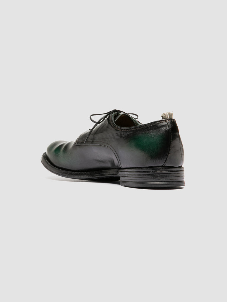 ANATOMIA 012 - Green Leather Derby Shoes