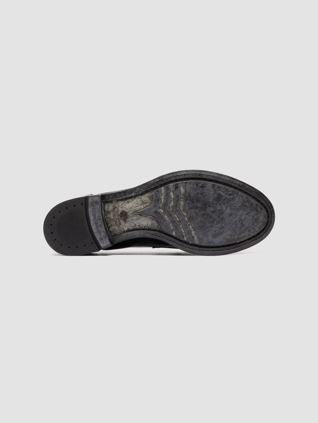 ANATOMIA 071 - Black Leather Penny Loafers - image 5,side view