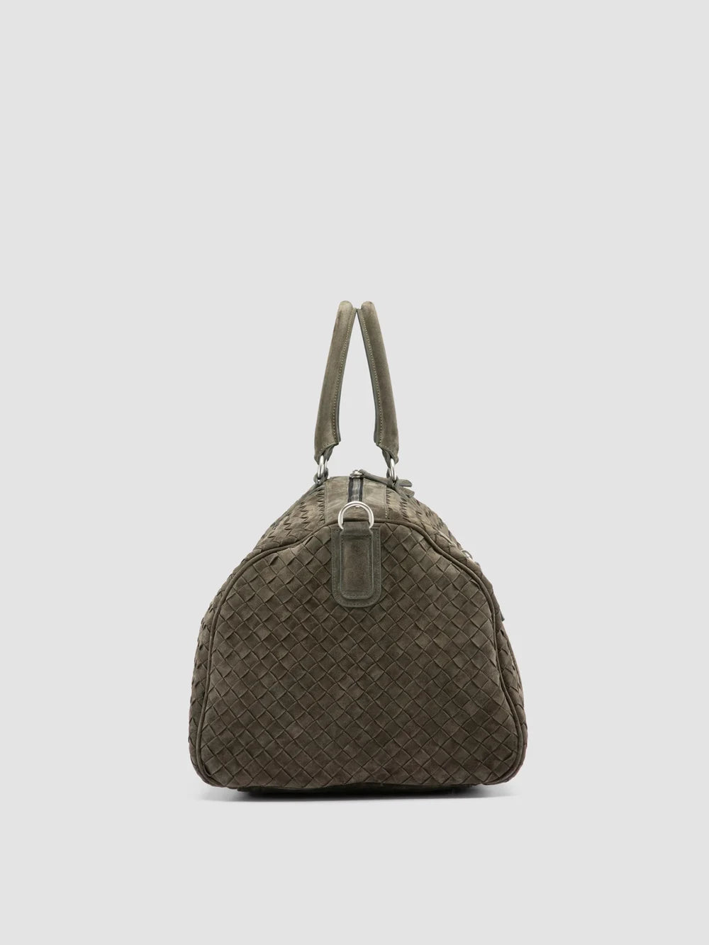 ARMOR 01 - Green Wowen Suede Weekender - image 4,side view
