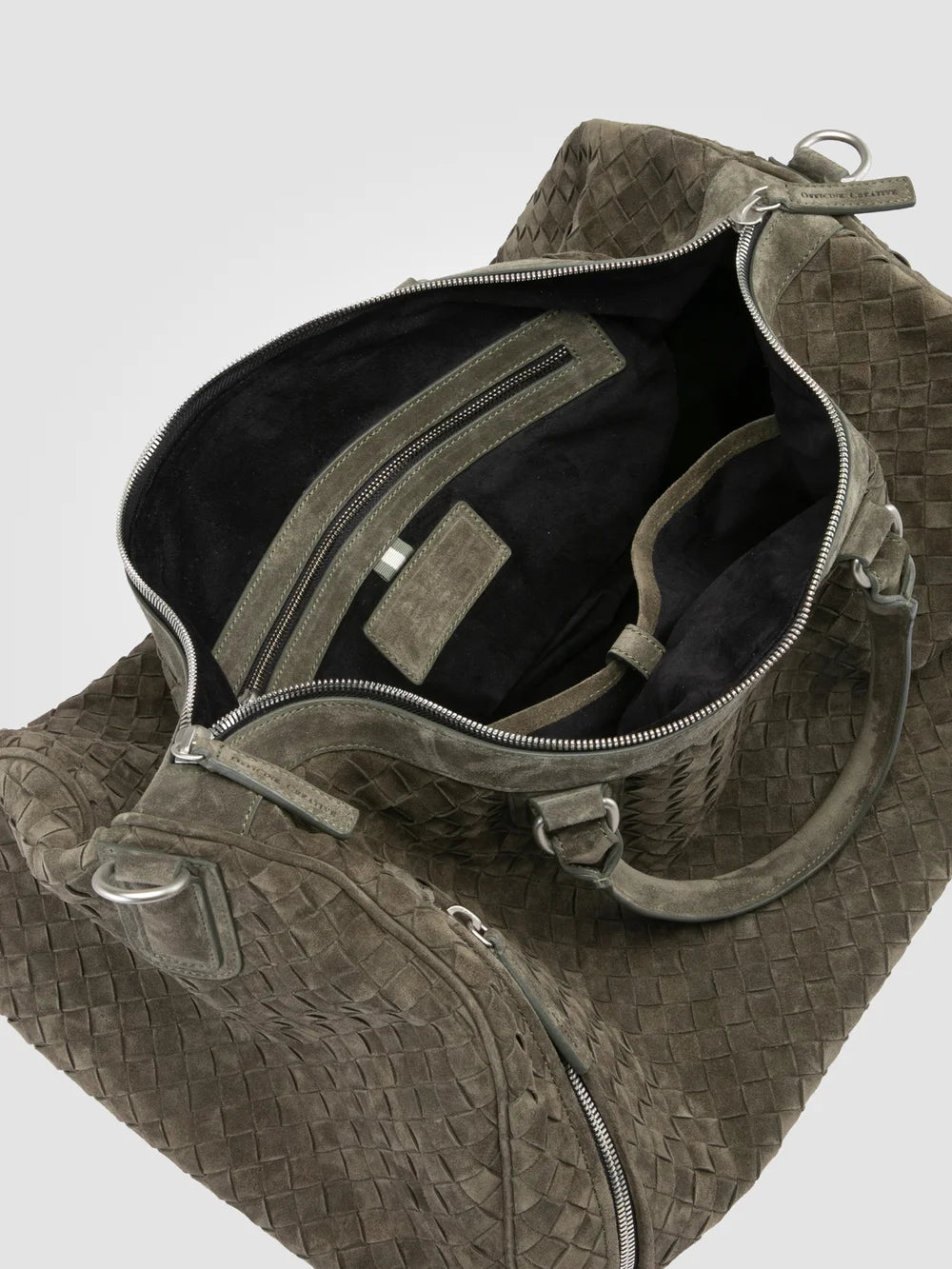 ARMOR 01 - Green Wowen Suede Weekender - image 7,side view
