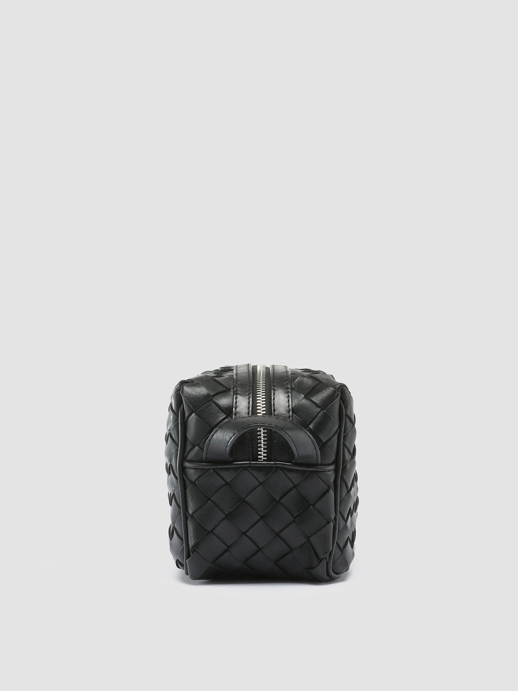 ARMOR 014 - Black Woven Leather Pouch - image 3,side view