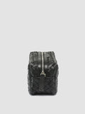ARMOR 014 - Black Woven Leather Pouch - thumb image 5,side view