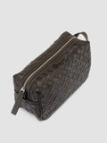 ARMOR 014 - braune Tasche aus gewebtem Leder - thumb image 2,side view
