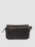 ARMOR 014 - braune Tasche aus gewebtem Leder - thumb image 4,side view