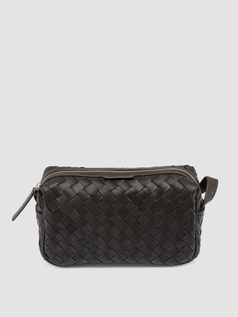 ARMOR 014 - Brown Woven Leather Pouch