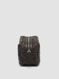 ARMOR 014 - Brown Woven Leather Pouch - thumb image 5,side view