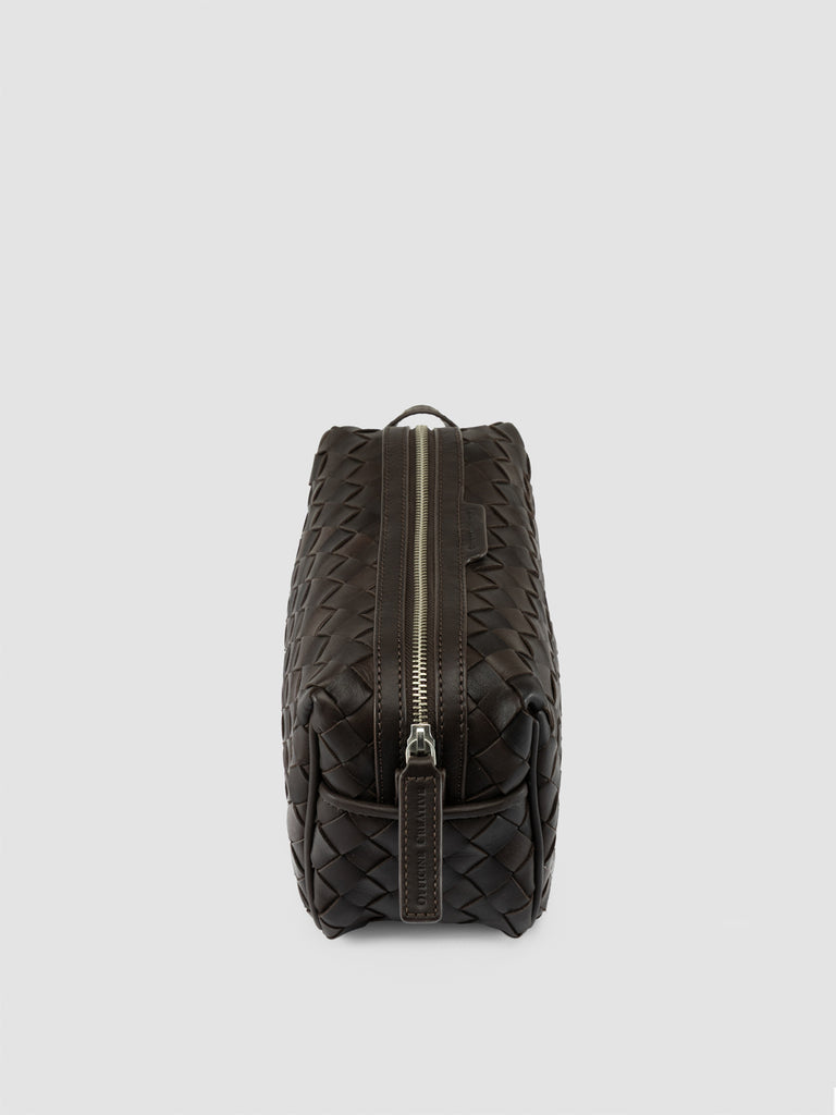 ARMOR 014 - Brown Woven Leather Pouch