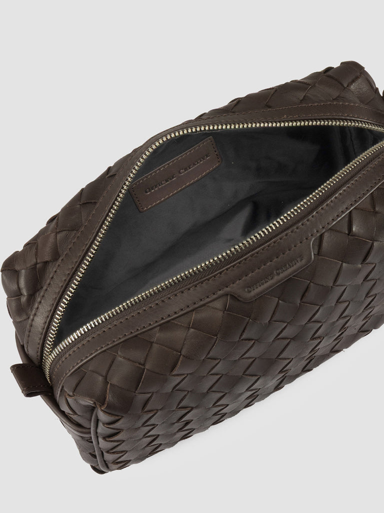ARMOR 014 - Brown Woven Leather Pouch