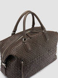 ARMOR 019 - Brown Leather Travel Bag - thumb image 2,side view
