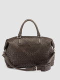 ARMOR 019 - Brown Leather Travel Bag - thumb image 5,side view
