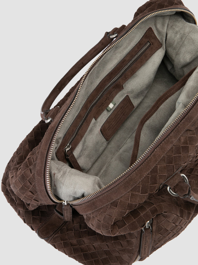 ARMOR 019 - Brown Leather Travel Bag