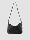 ARMOR 024 - Black Leather Shoulder Bags - thumb image 4,side view